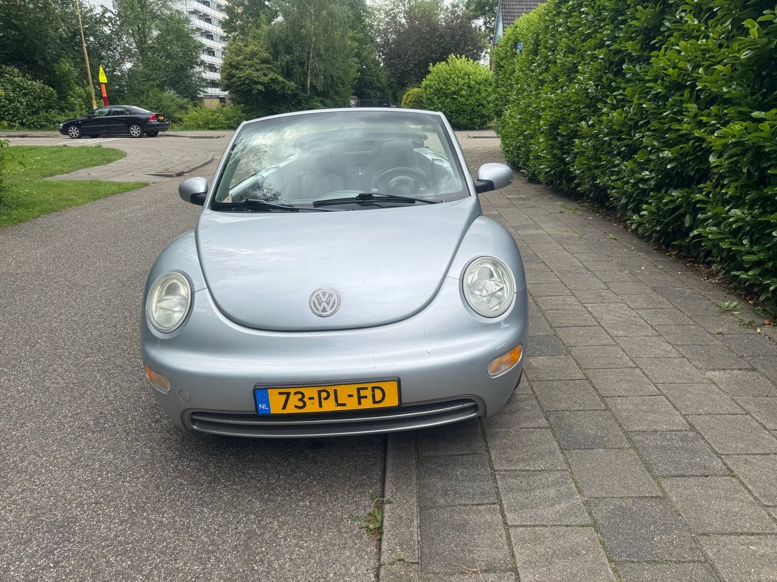 Volkswagen Beetle (Kever) 1.6 Cabriolet 75KW 2004 Grijs, Auto's, Beetle (Kever), 4 cilinders, Cabriolet, 4 stoelen