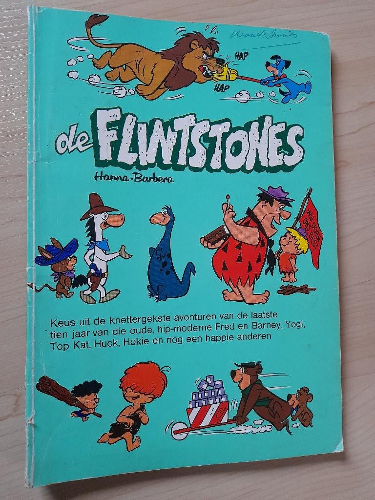 DE FLINTSTONES EN ANDERE VERHALEN Hanna Barbera stripboek, Boeken, Meerdere stripboeken, Ophalen of Verzenden, Gelezen