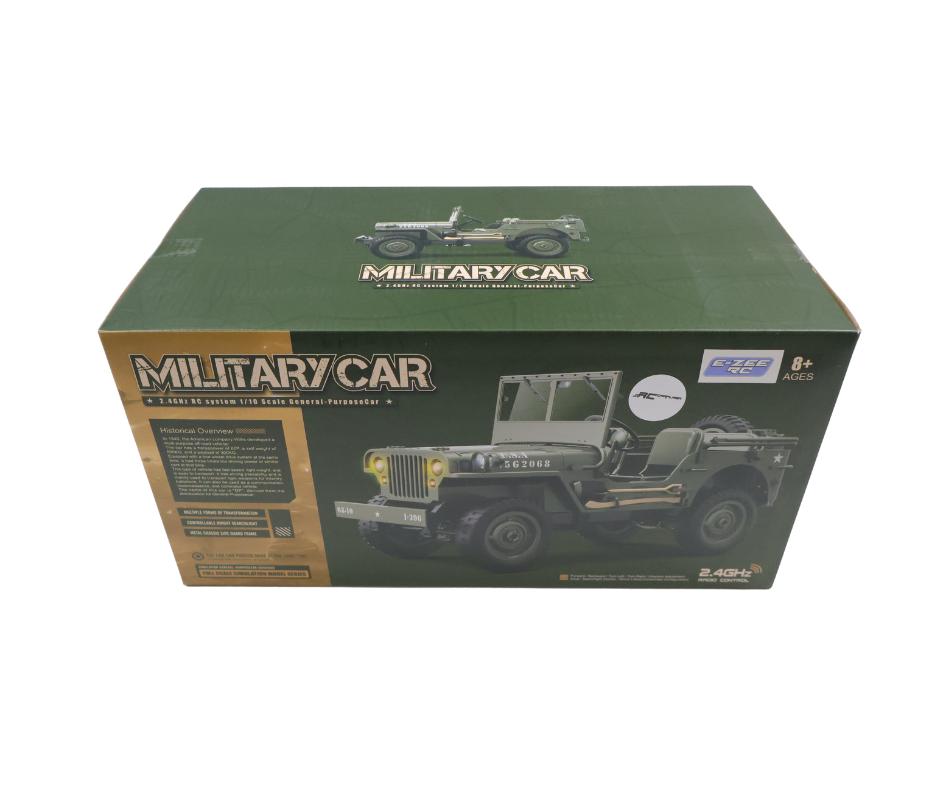 E-ZEE RC 1/10 4WD RC WILLYS JEEP w/LED LIGHTS EZ-G2068, Elektro, Auto offroad, Nieuw, Ophalen of Verzenden