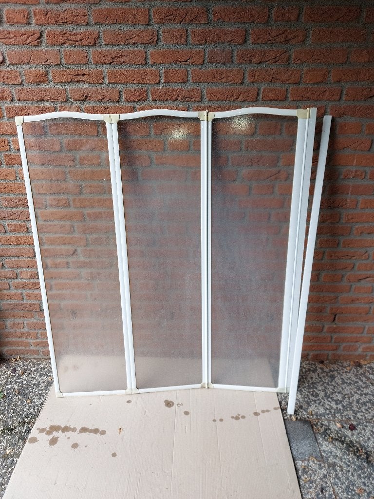 douche scherm  1,24 x1,40, Ophalen, Gebruikt