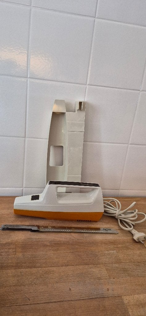 vintage Moulinex elektrisch mes uit de jaren '70 oranje, Ophalen of Verzenden, Huis en Inrichting