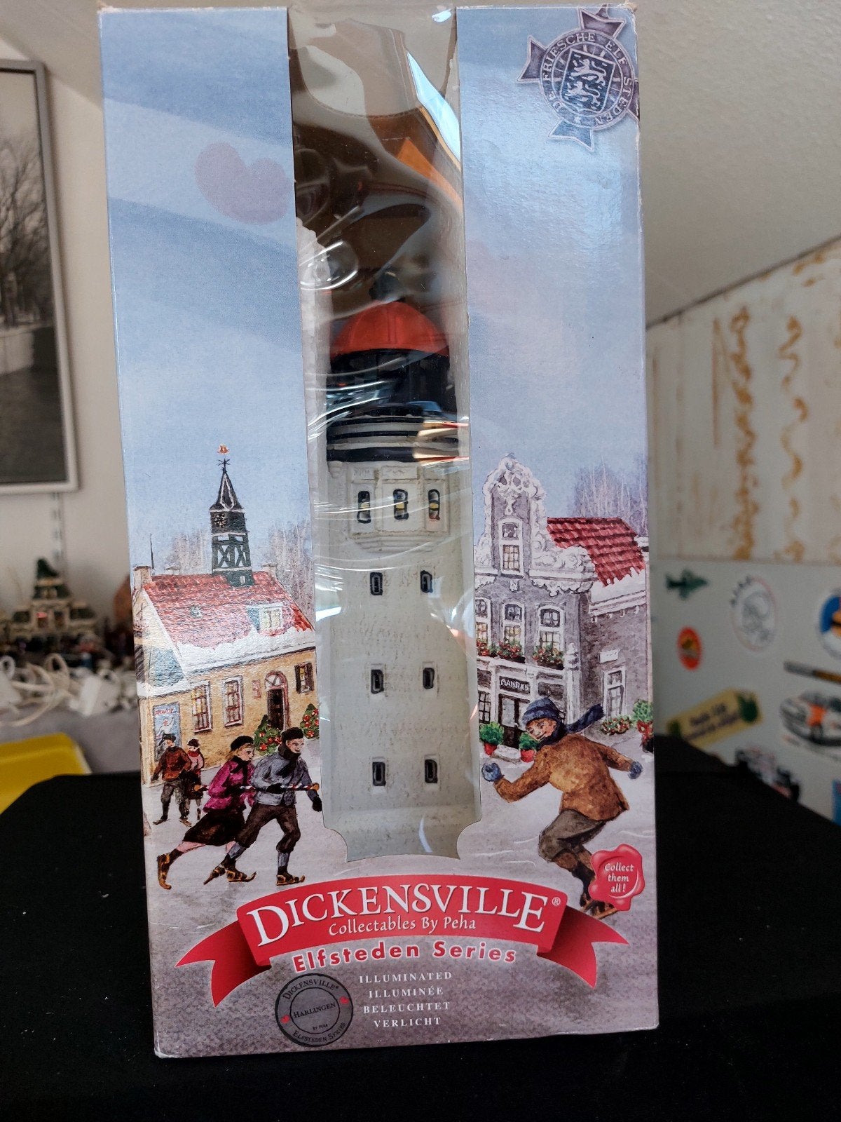 Dickensville Elfsteden Harlingen Vuurtoren /draaiend licht, Ophalen of Verzenden, Gebruikt