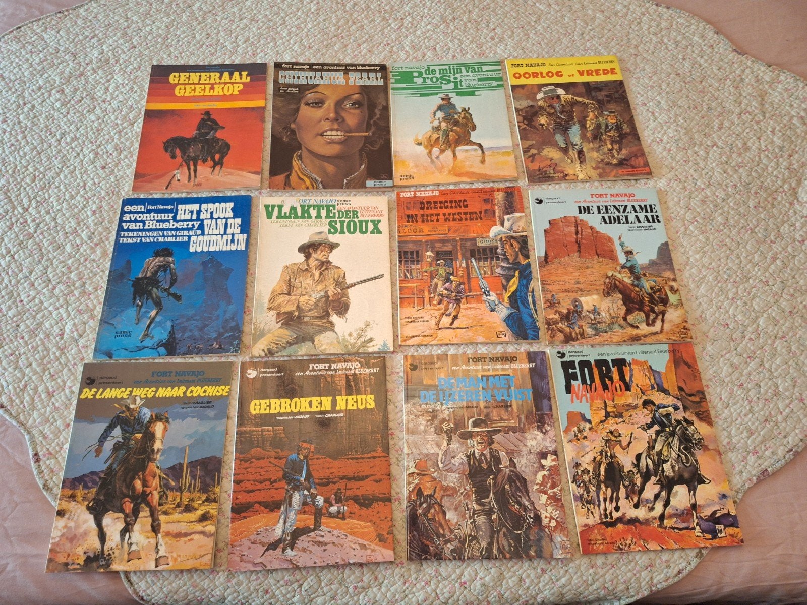 Fort Navajo Luitenant Blueberry 12 stripboeken, Boeken, Meerdere stripboeken, Ophalen of Verzenden