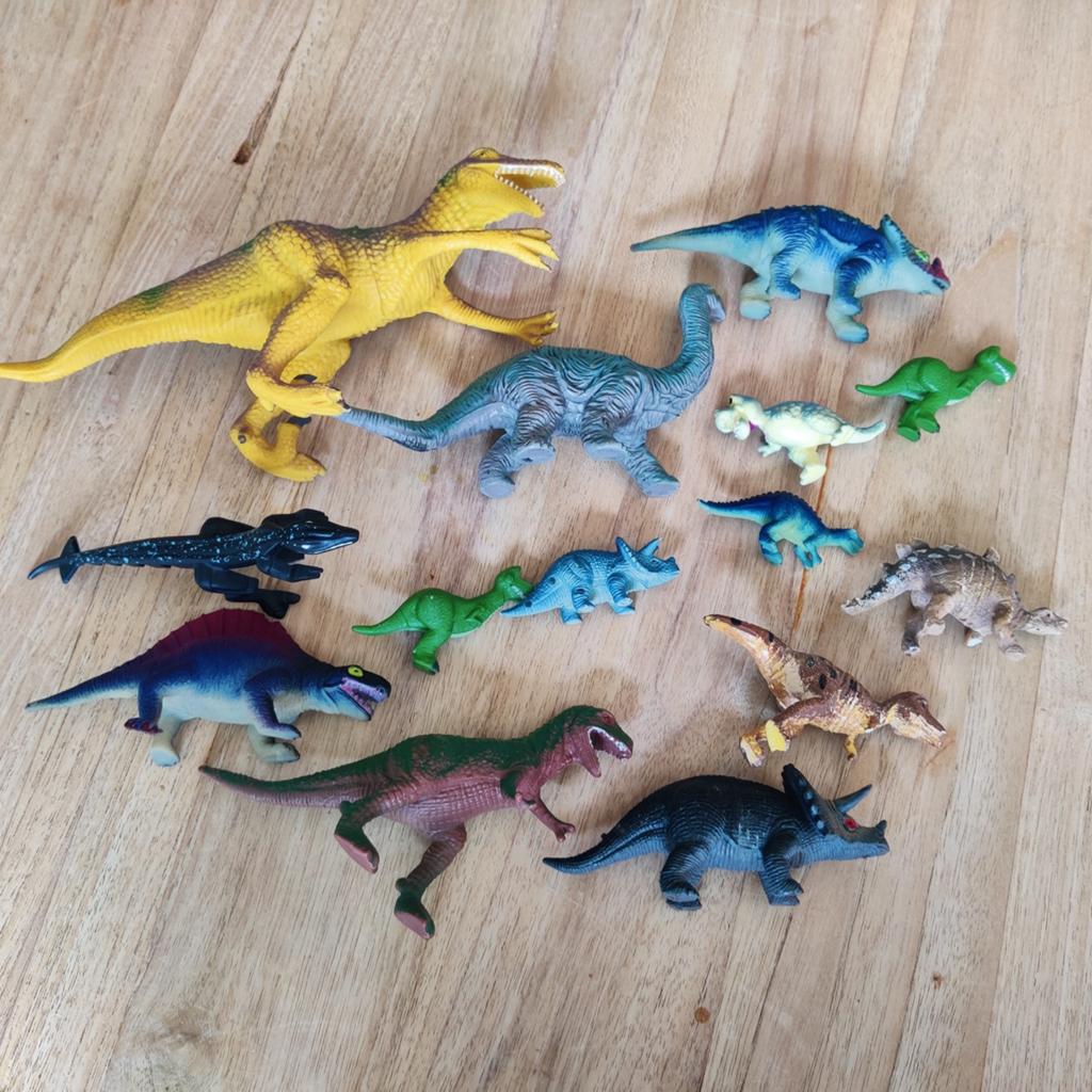 Dinosaurus speelgoed set - 13 stuks, Ophalen of Verzenden, Gebruikt, Jongen of Meisje