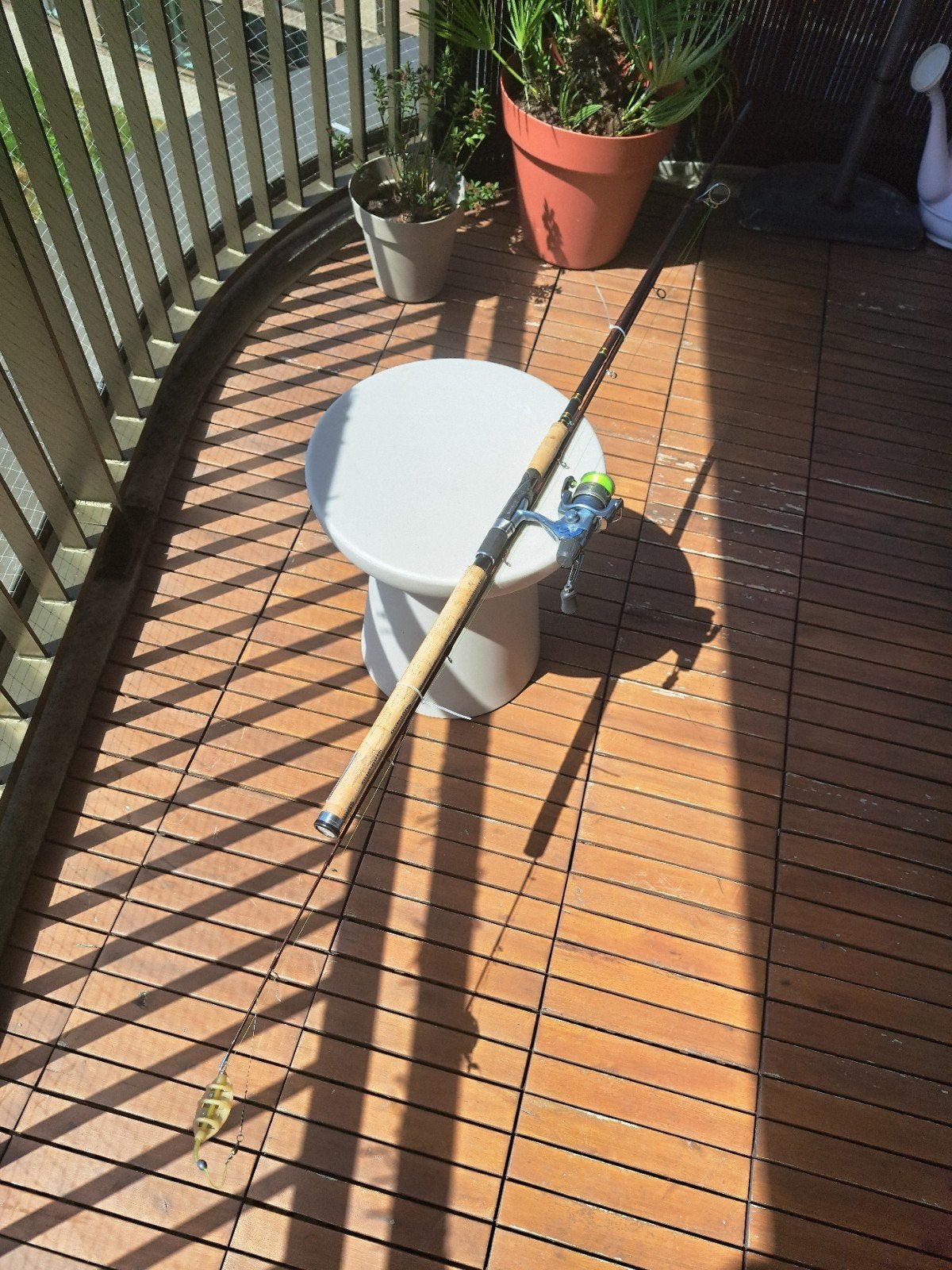 Shimano Beastmaster + Shimano Catana 2500RA molen, Ophalen, Gebruikt, Complete hengel