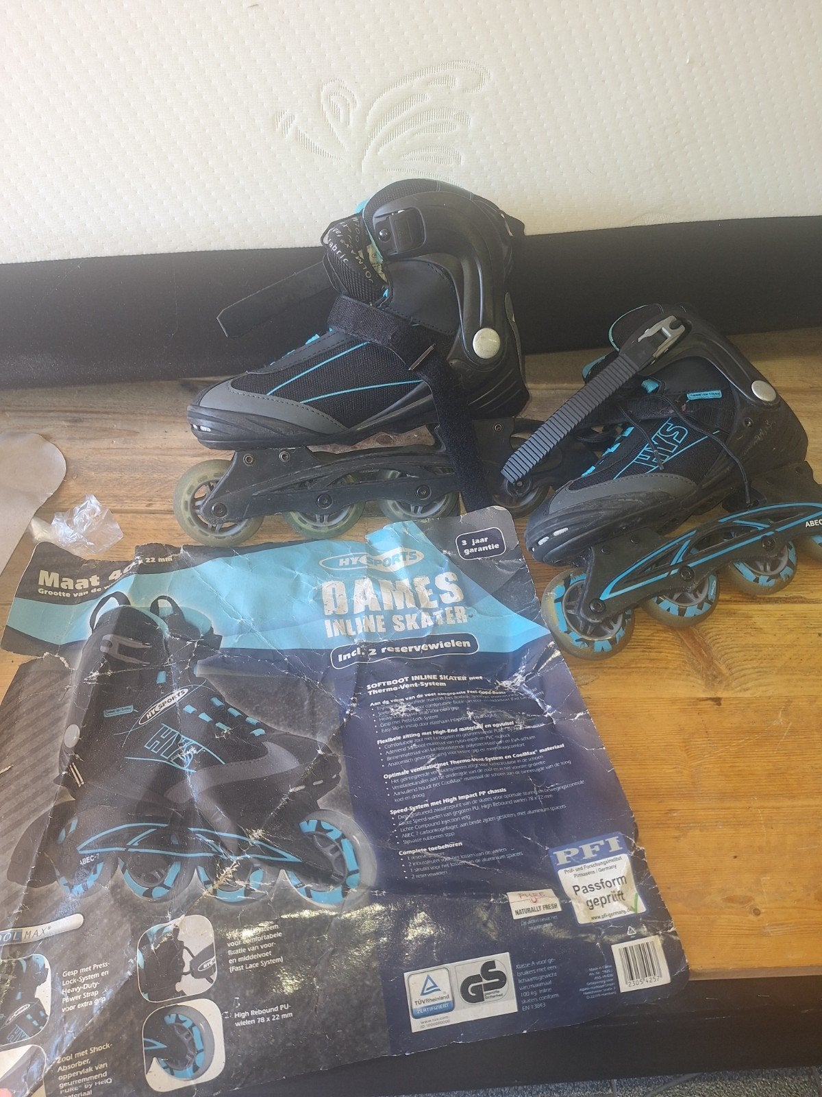 HY Sports Dames Inline Skates - Maat 40, Sport en Fitness, Skeelers, Overige merken, Gebruikt, Ophalen of Verzenden, Inline skates 4 wielen