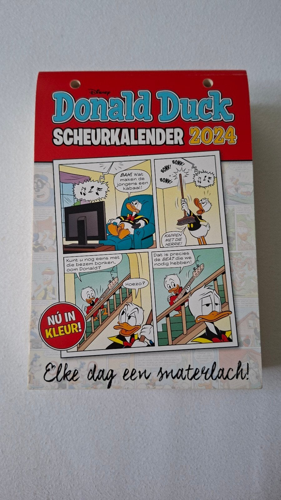 Donald Duck Scheurkalender 2024 - Elke dag een snaterlach!, Eén stripboek, Ophalen of Verzenden, Zo goed als nieuw, Donald Duck