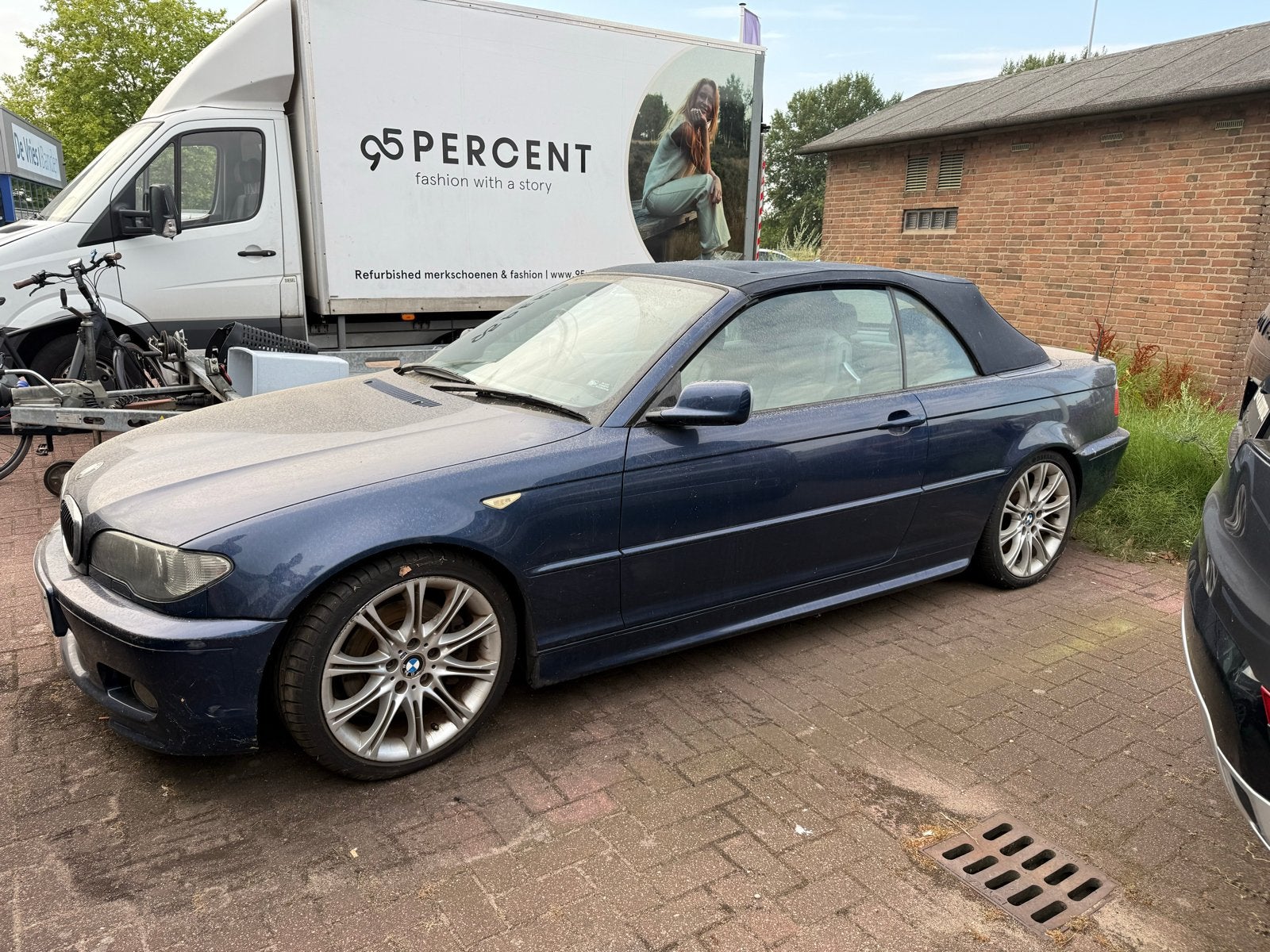 BMW E46 330ci cabrio handgeschakeld RHD, Achterwielaandrijving, Cabriolet, Blauw, Handgeschakeld