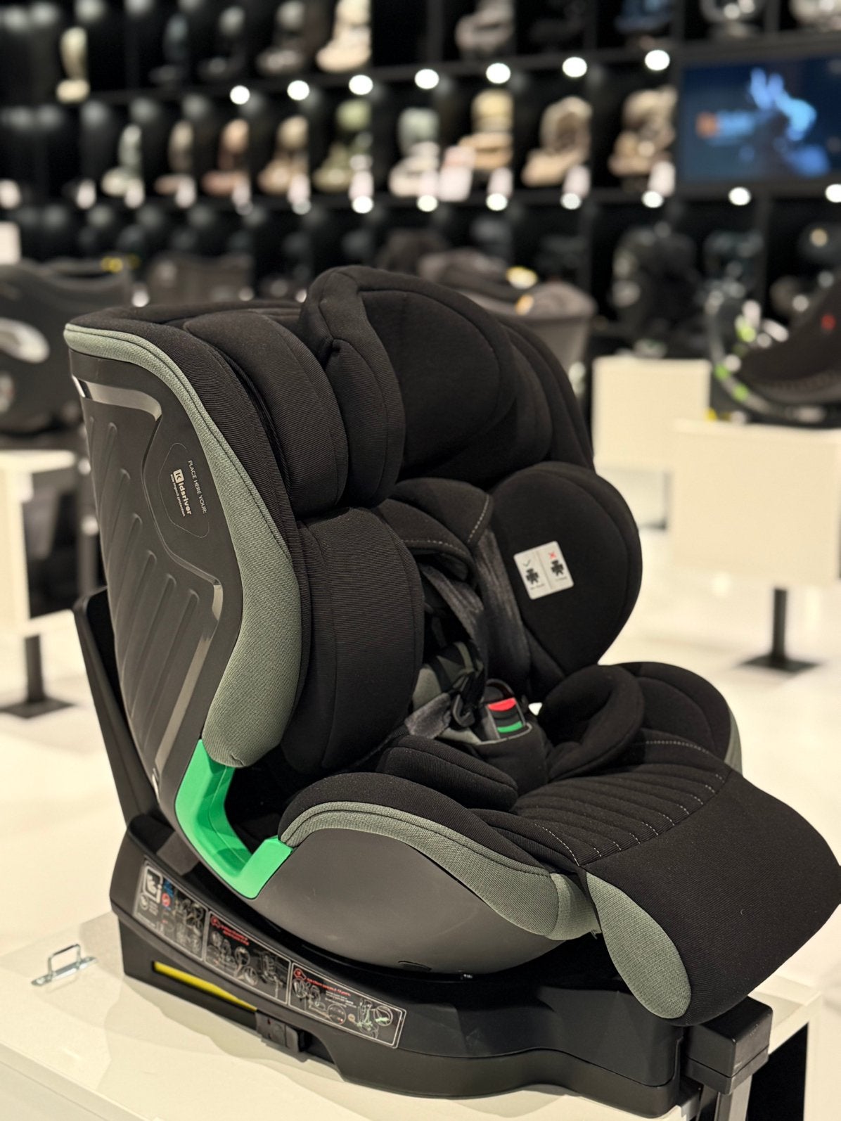 Kidsriver Autostoel - Circle Forrest Green - 40-150 cm, Kinderen en Baby's, Autostoeltjes, Zo goed als nieuw, Overige merken, 15 t/m 36 kg