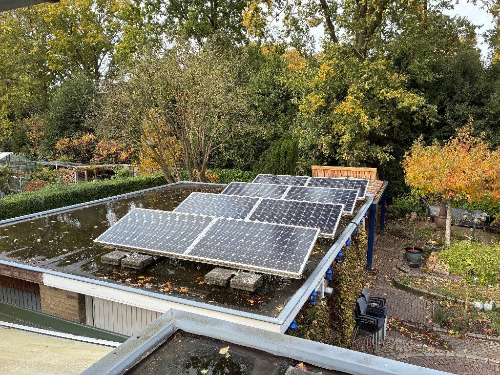 Zonnepanelen set 8 panelen a 265 W en SMA omvormer, Ophalen, Gebruikt, Compleet systeem, 200 wattpiek of meer
