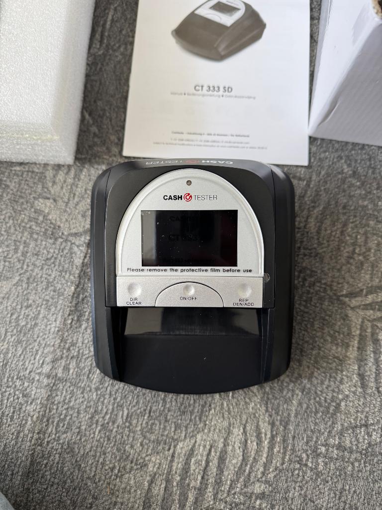 Cashtester CT 333 SD (vals geld detector), Ophalen of Verzenden, Valsgelddetector
