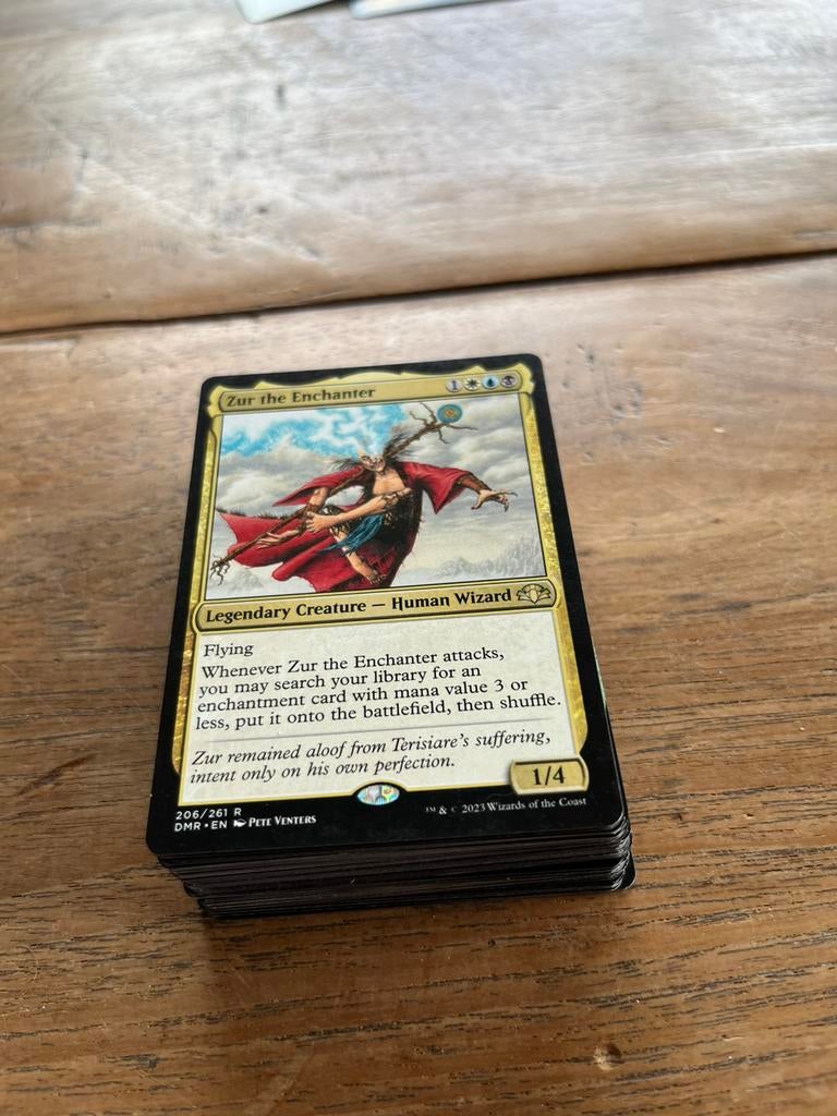 Magic the gathering deck zur, Ophalen of Verzenden, Zo goed als nieuw, Speeldeck