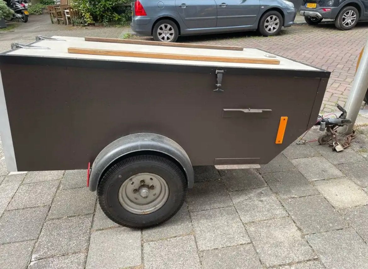 Handig karretje voor kampeervakanties, Ophalen, Gebruikt