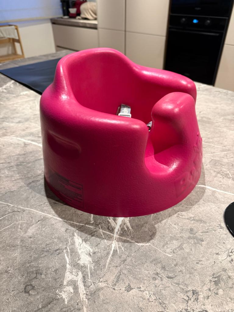 Bumbo Floor Seat - Roze met Gordels, Kinderen en Baby's, Kinderstoelen, Zo goed als nieuw, Overige typen, Gordel(s), Ophalen