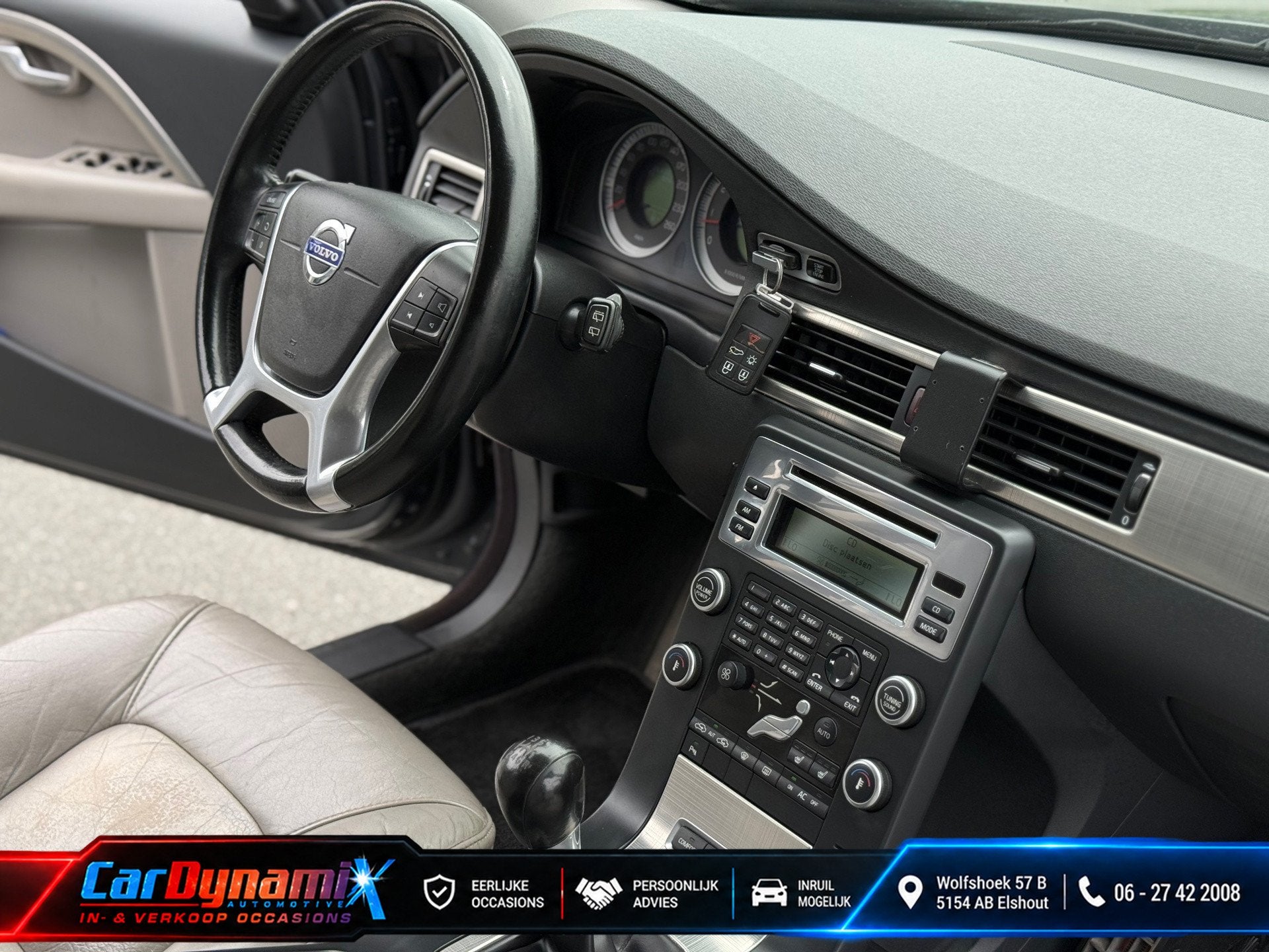 Volvo V70 2.5FT Summum | LPG-G3 | Nwe Kopp. | APK'27 | Leder, Auto's, Volvo, Voorwielaandrijving, Gebruikt, Beige, Overige brandstoffen