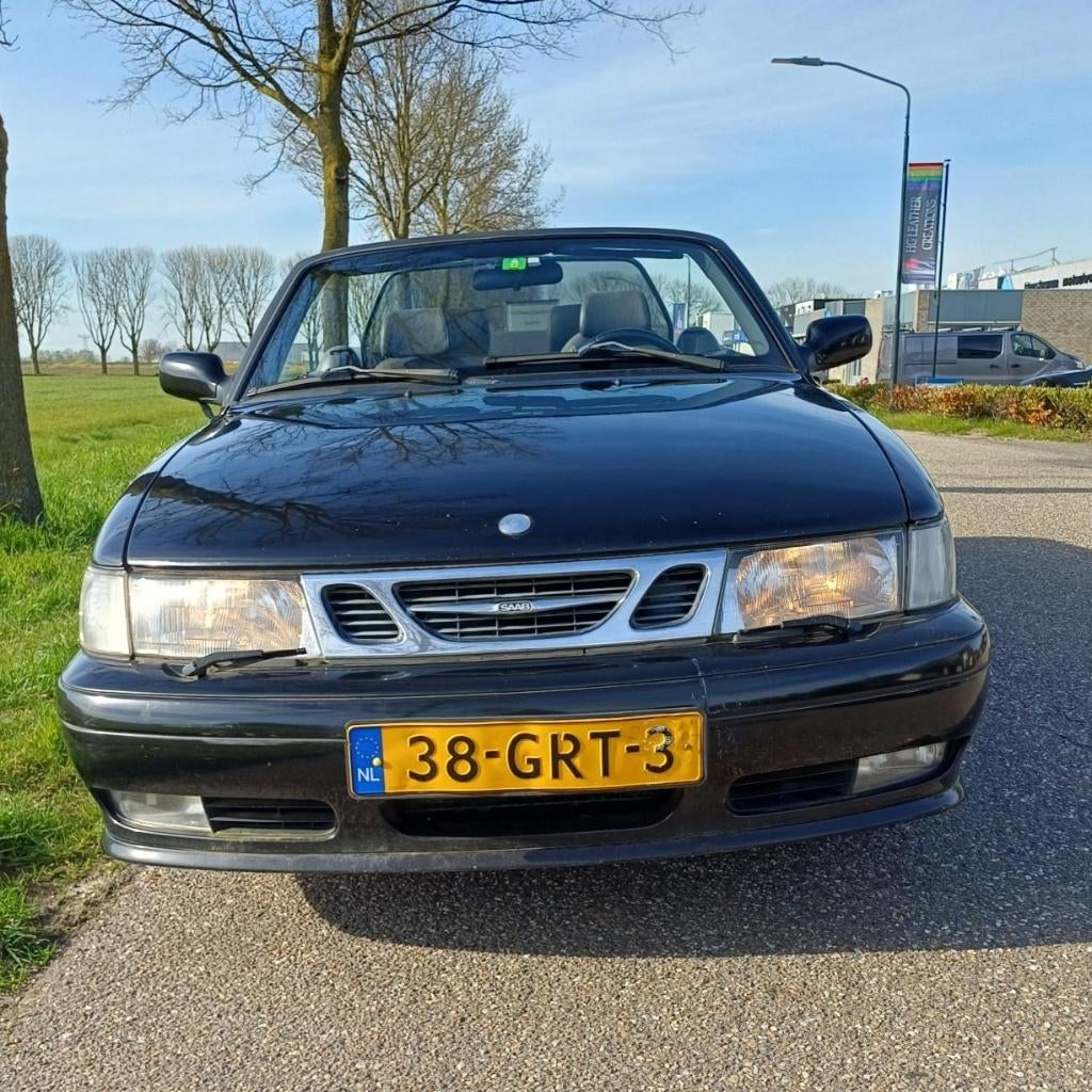 Saab 9-3 CABRIO– Inruilkoopje / Hobbyproject bwjr 2000, Auto's, Saab, Voorwielaandrijving, Elektrische ramen, 1440 kg, Zwart