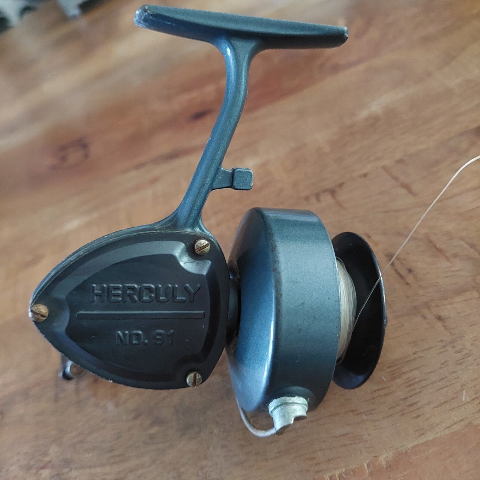 Vintage Herculy No. 91 vismolen - Made in Japan, Watersport en Boten, Hengelsport | Algemeen, Ophalen of Verzenden