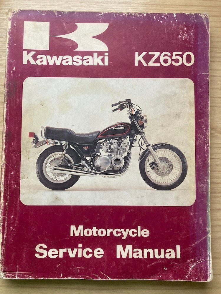 Kawasaki KZ650 CSR650 1981-1982 Service Manual, Ophalen of Verzenden, Kawasaki