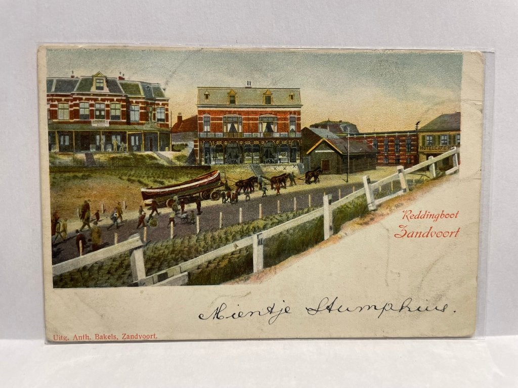 Zandvoort - Reddingboot, Verzenden, Voor 1920, Gelopen, Noord-Holland