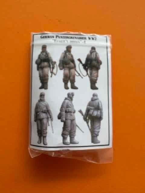 German Panzergrenadier ~Bak	1/35	Resin, Verzenden, Nieuw, 1:35 tot 1:50