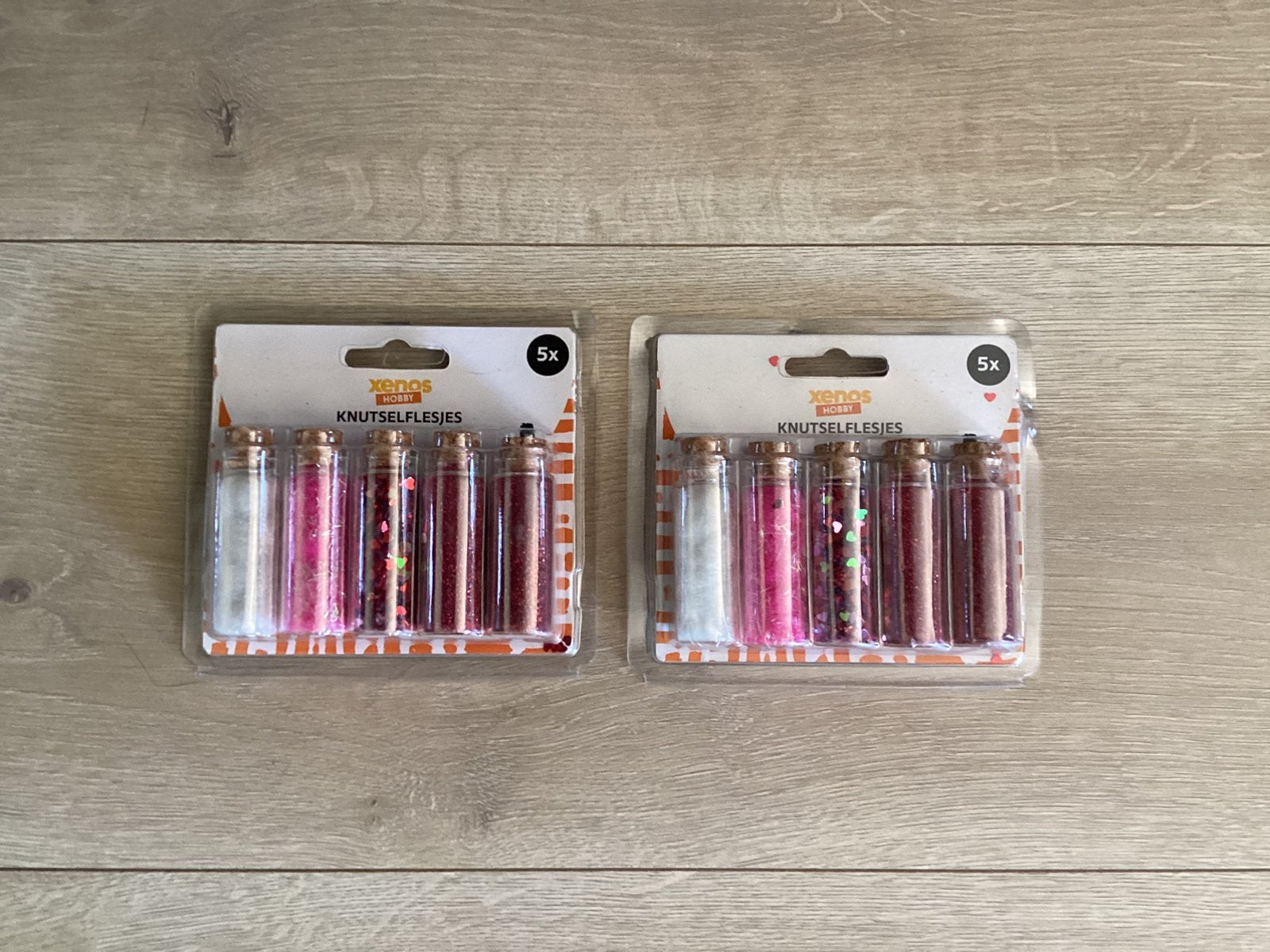 Knutselflesjes glitters roze Xenos hobby, Ophalen of Verzenden, Nieuw, Roze, Overige typen