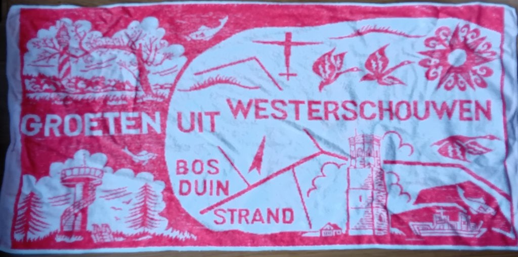 Handdoek Westenschouwen, Ophalen of Verzenden, Zo goed als nieuw