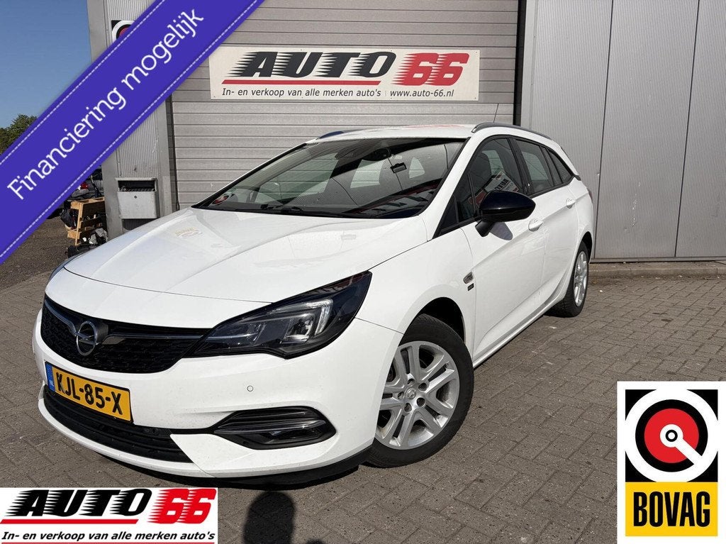 Opel Astra Sports Tourer 1.2 Business Edition, Auto's, Voorwielaandrijving, Stof, 1199 cc, Wit