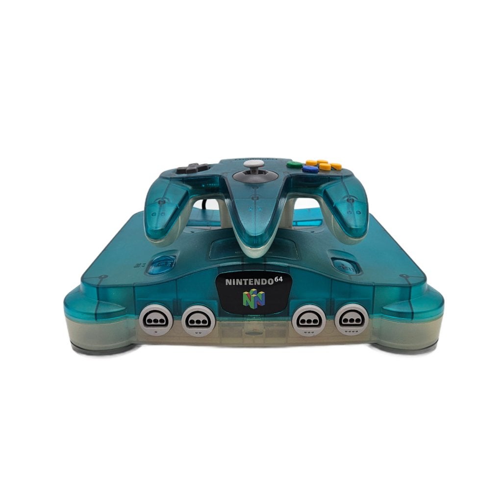 Nintendo 64 Clear Blue / Transparant Blauw in Nette Staat, Nintendo, Zo goed als nieuw, Support@nintendo.com, 11-1 Hokotate-cho, Kamitoba, Minami-ku
Kyoto 601-8501
Japan