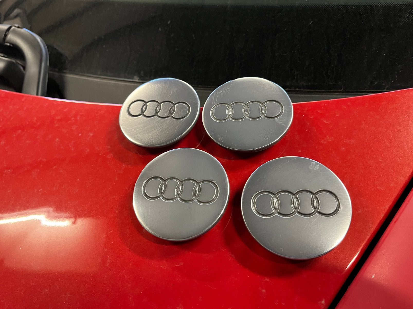 Audi naaf doppen S2 S4 S6 parabol, Ophalen of Verzenden, Gebruikt