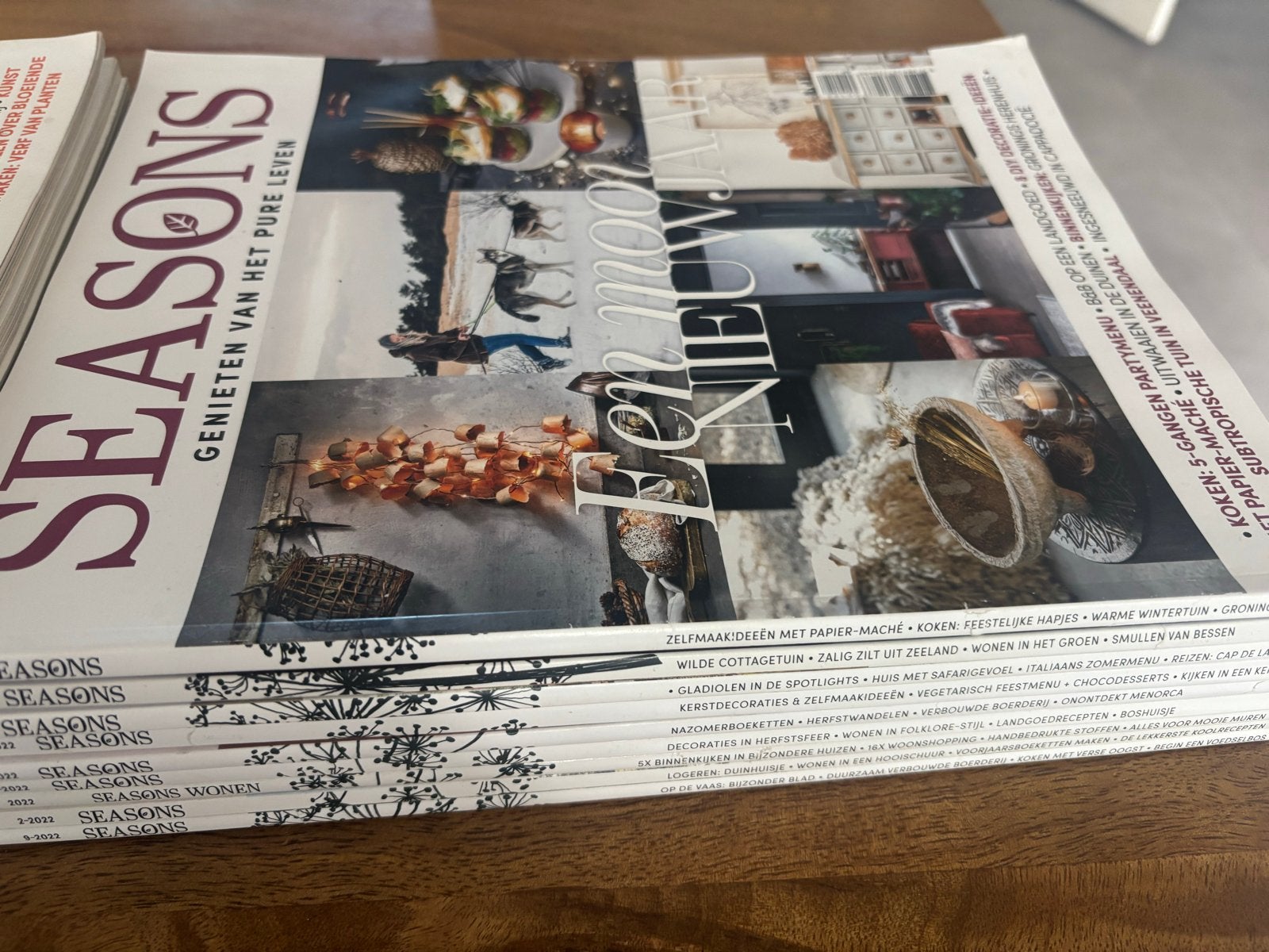 Seasons tijdschriften - diverse jaargangen, Ophalen, Zo goed als nieuw, Glossy