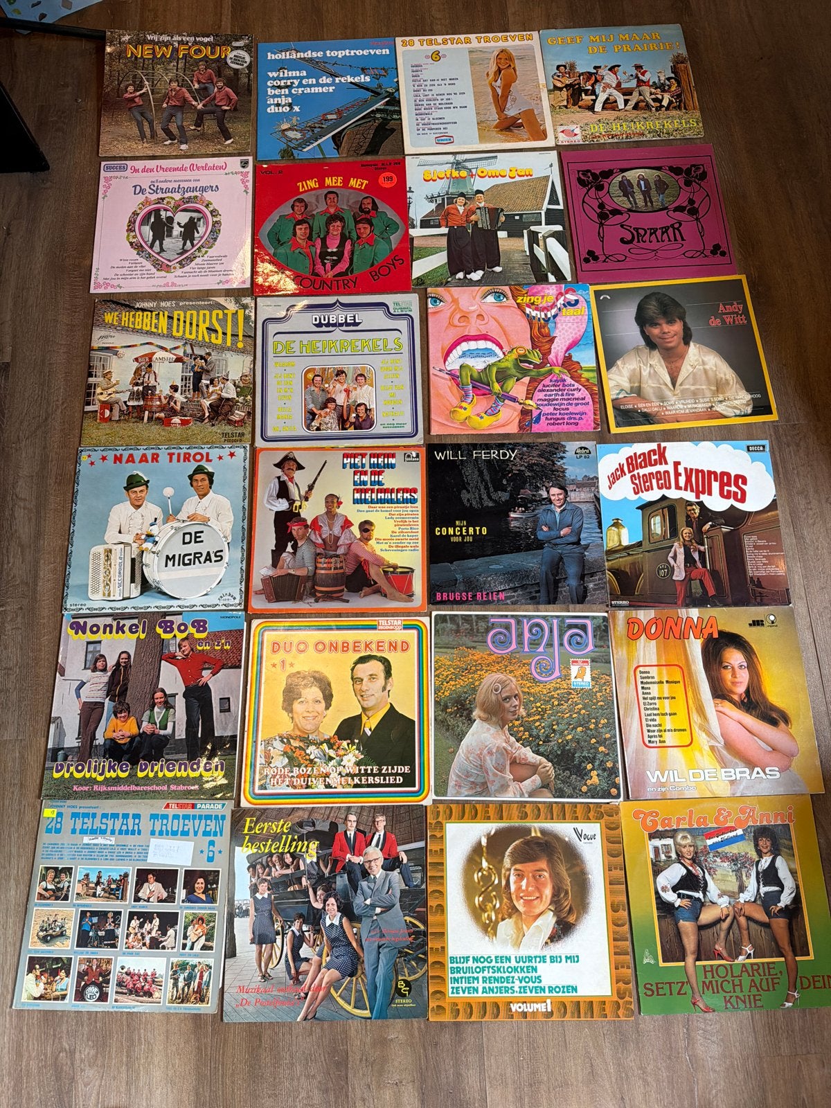New four telstar piraten hits migras anja heikrekeks etc 24x, Gebruikt, 7 inch, Ophalen of Verzenden, 1970 - 1979