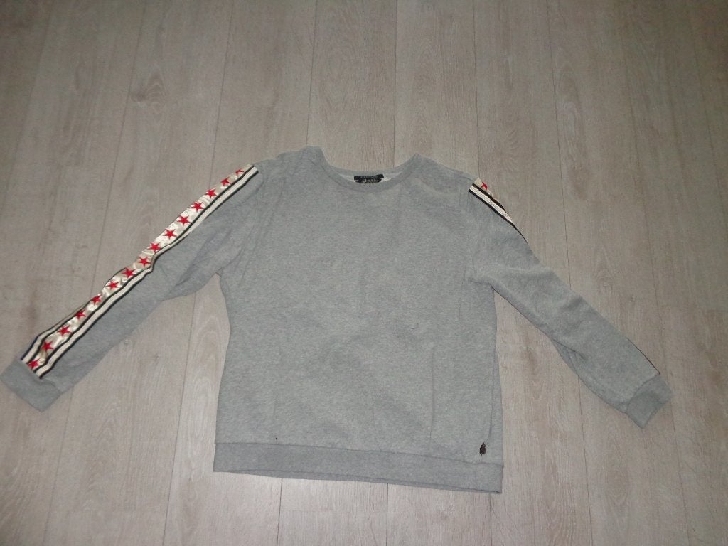 grijze damessweater van Maison Scotch, maat XL, Ophalen of Verzenden, Gedragen, Maat 46/48 (XL) of groter, Grijs