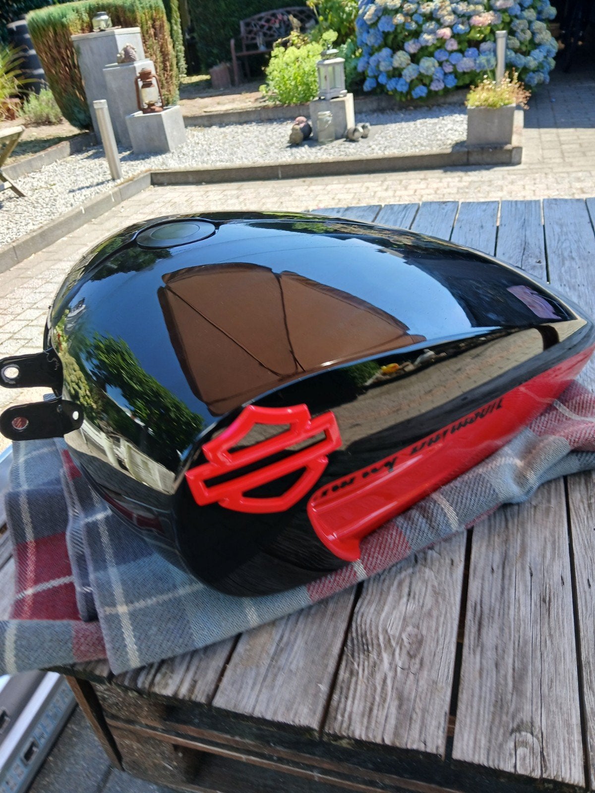 Streetbob m8 killer custom tank, Motoren, Onderdelen | Harley-Davidson, Ophalen