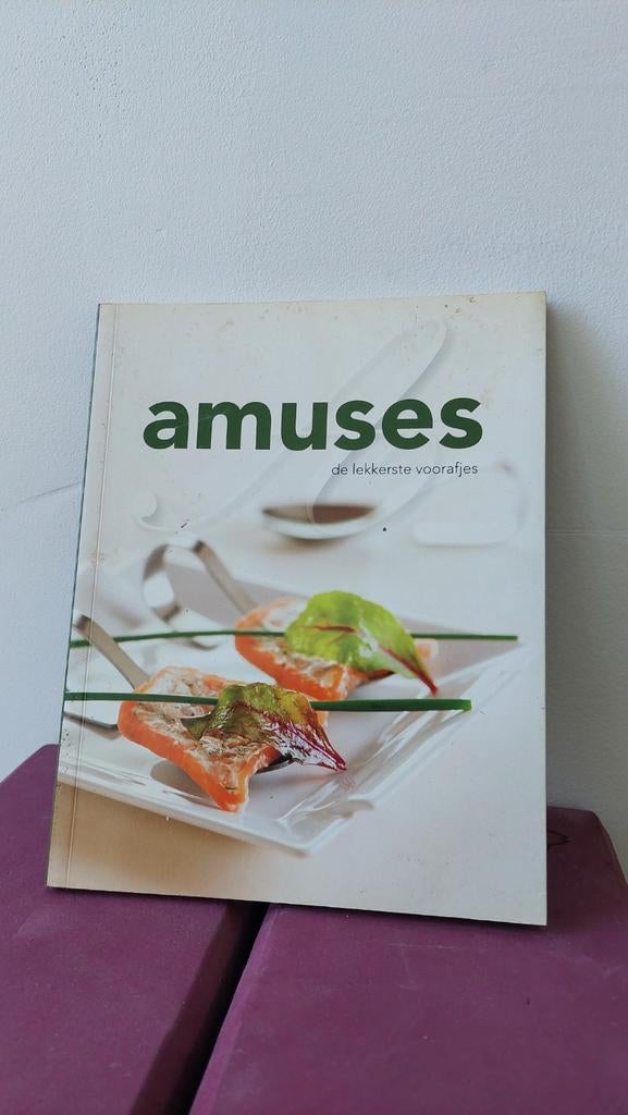 Amuses: De Lekkerste Voorafjes - Kookboek, Voorgerechten en Soepen, Ophalen of Verzenden, Europa, Onbekend