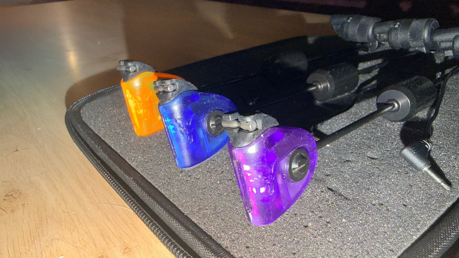 FOX MK2 ILLUMINATED SWINGER 3 ROD SET, Ophalen of Verzenden, Zo goed als nieuw, Overige typen