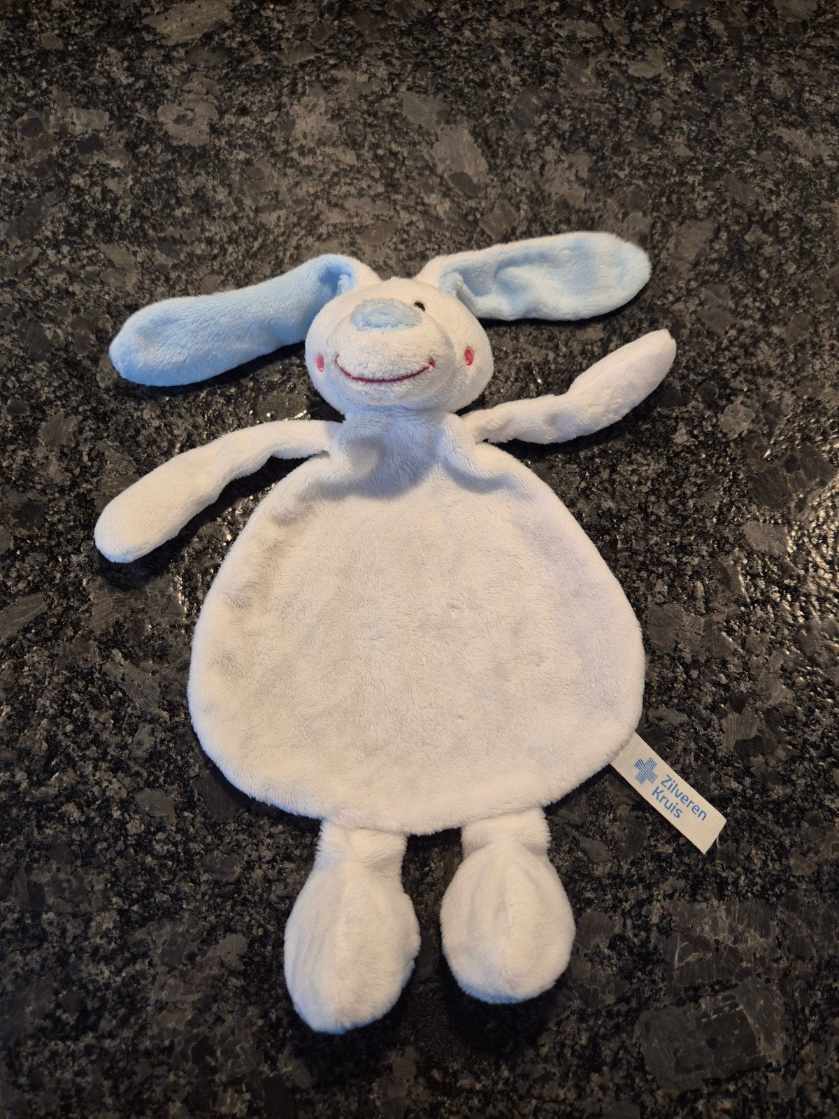 Zilveren Kruis - Knuffeldoekje Konijn wit, Kinderen en Baby's, Speelgoed | Knuffels en Pluche, Ophalen of Verzenden, Konijn