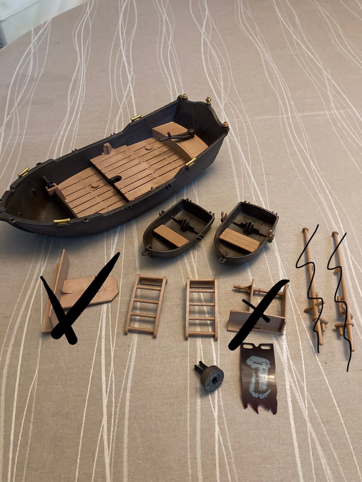 Playmobil boot onderdelen 2, Ophalen of Verzenden, Zo goed als nieuw