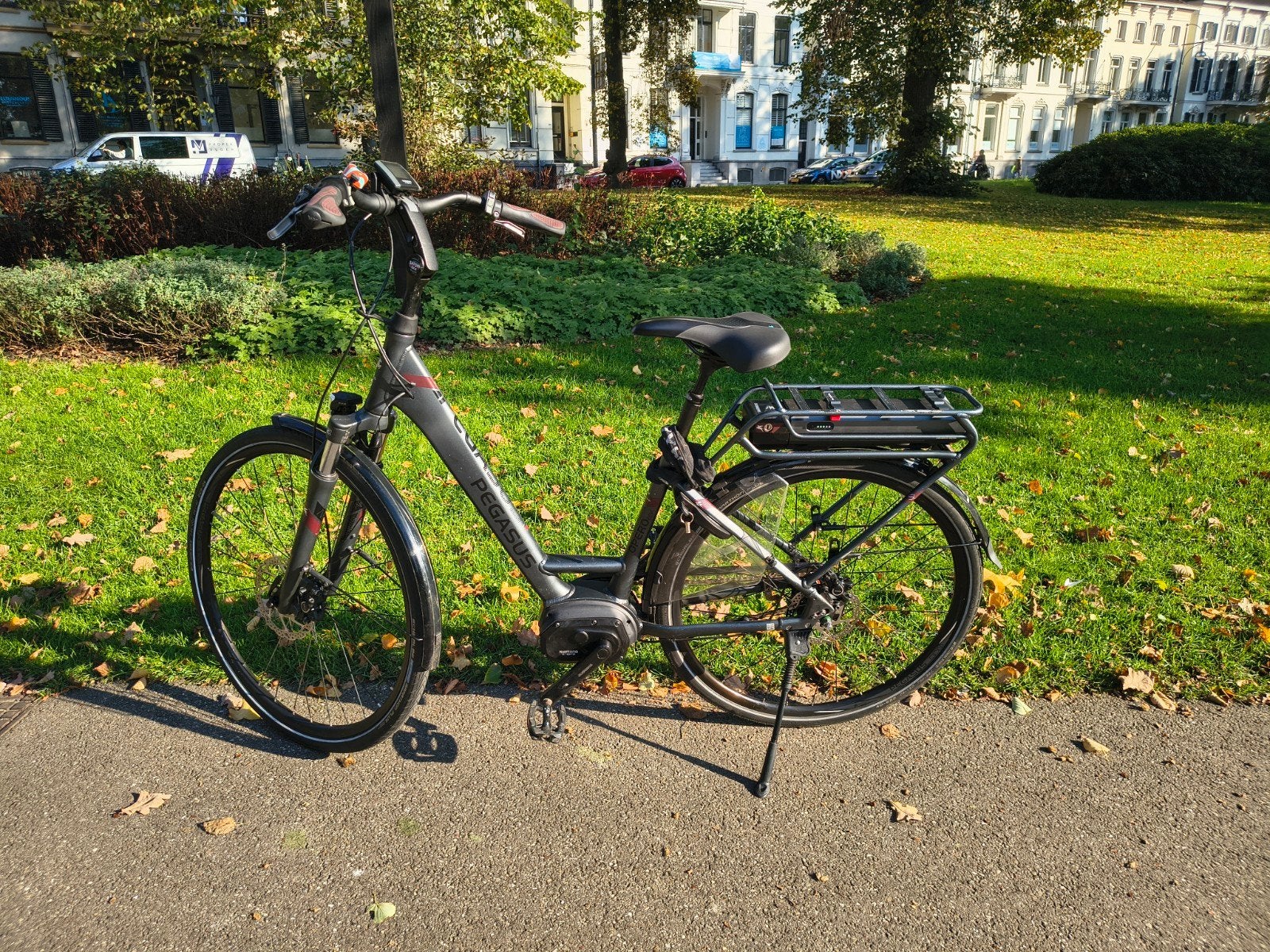 Pegasus opere dames fiets 7 versnellingen 45cm antraraciet, Gebruikt, Minder dan 47 cm, 50 km per accu of meer, Ophalen