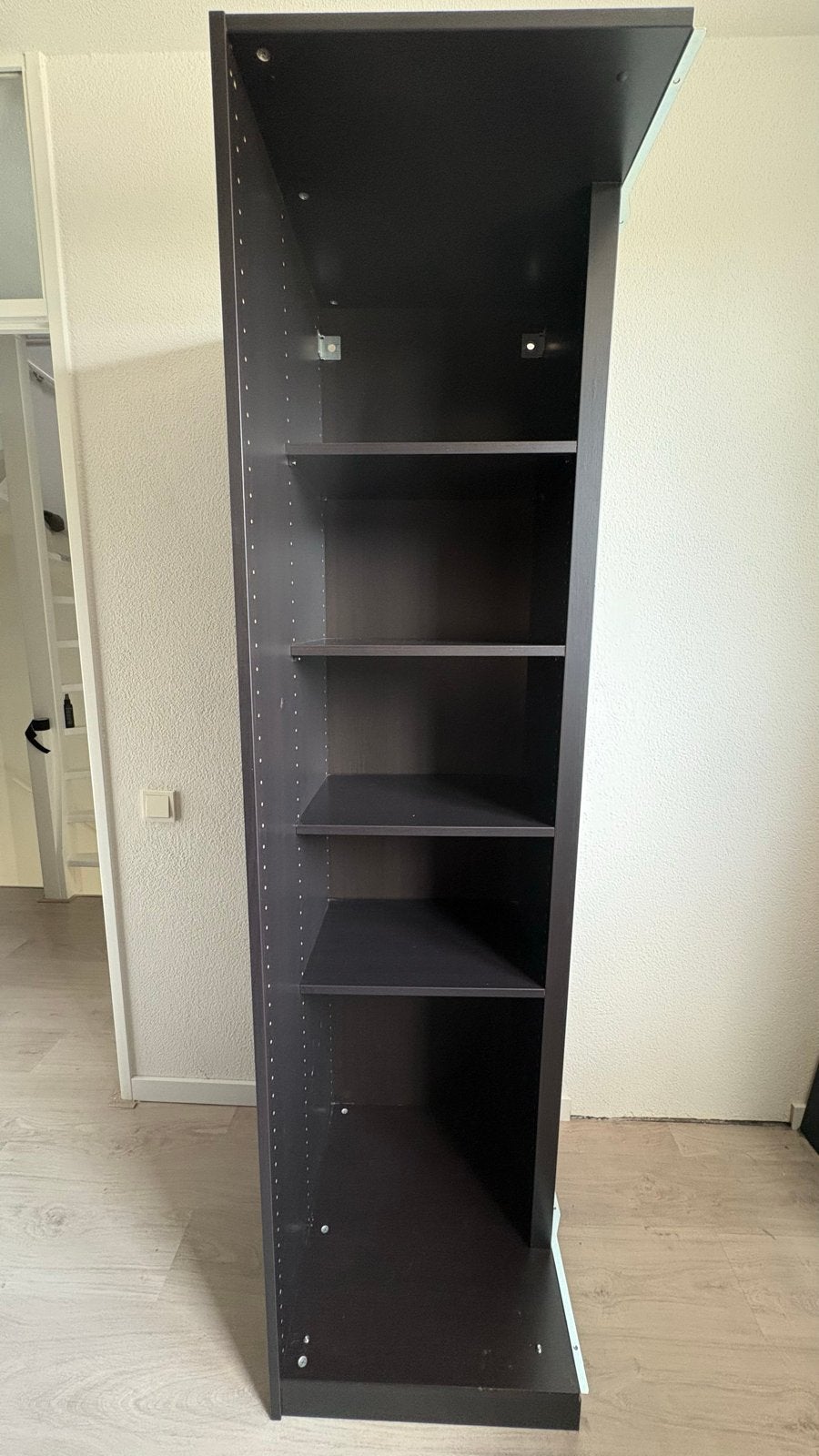 IKEA Pax kast hoekelement zwart-bruin 53x58x201 cm, Ophalen, Met plank(en), Minder dan 50 cm, Gebruikt