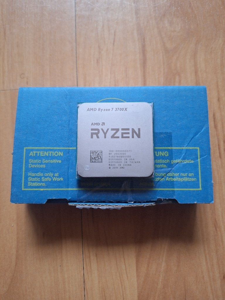AMD Ryzen 7 3700X 8 Core CPU, Zo goed als nieuw, AMD Ryzen 7, 8-core, Ophalen