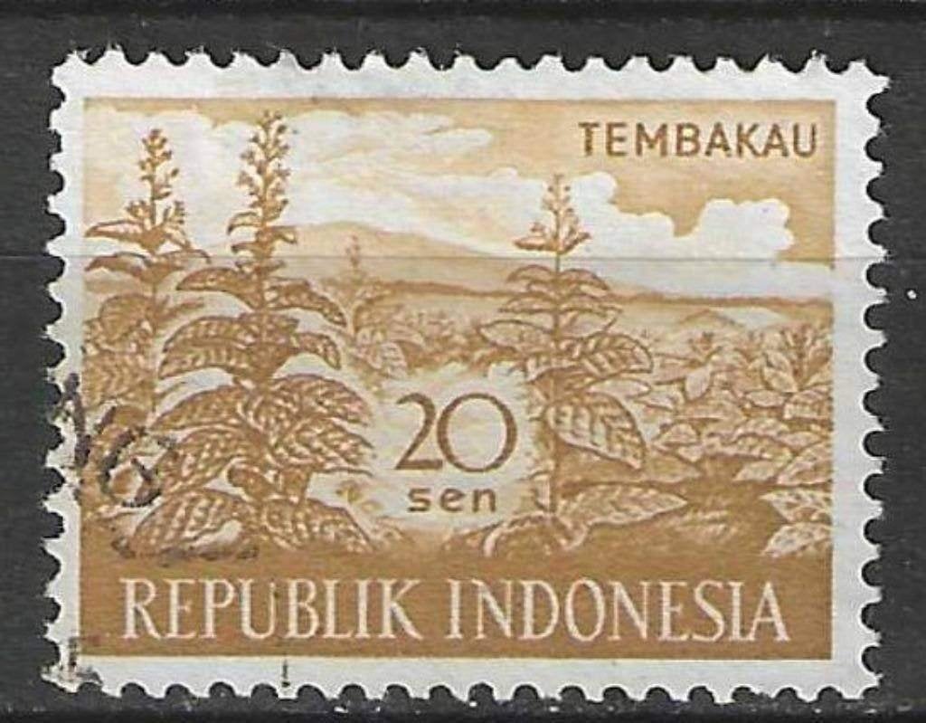 Indonesie 1960 - Yvert 218 - Palmen (ST), Verzenden, Gestempeld, Zuidoost-Azië