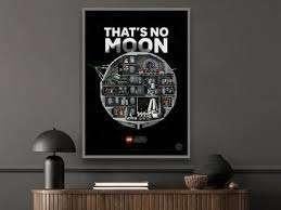 Lego Death Star supersize premium poster nieuw, Kinderen en Baby's, Speelgoed | Duplo en Lego, Star Wars, Lego, Overige typen
