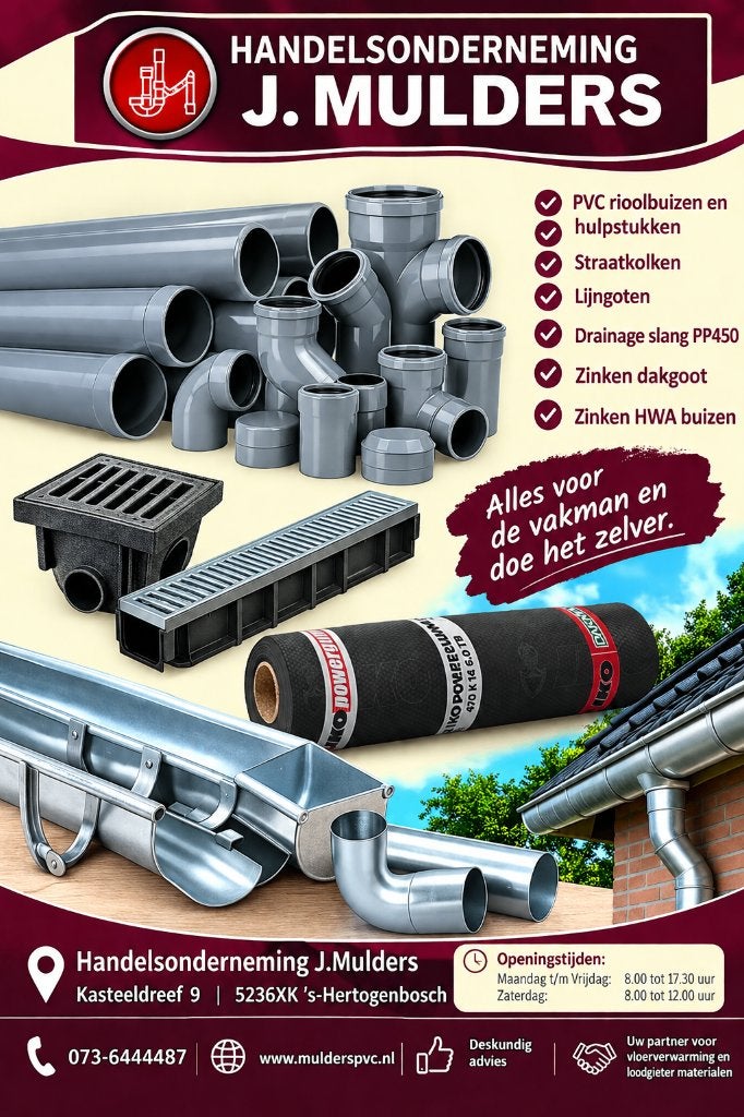 PVC riool afvoer buizen en hulpstukken/straatkolk/drainage