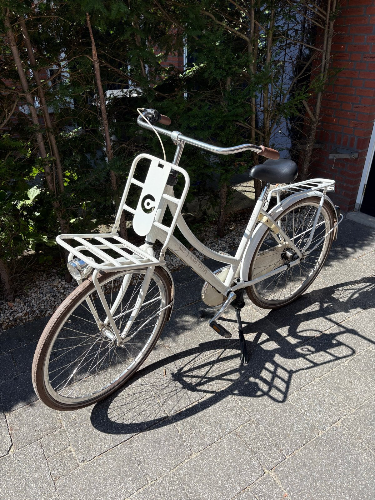 Gazelle oma fiets - Wit, Fietsen en Brommers, Ophalen, Terugtraprem, Zo goed als nieuw, 50 tot 53 cm