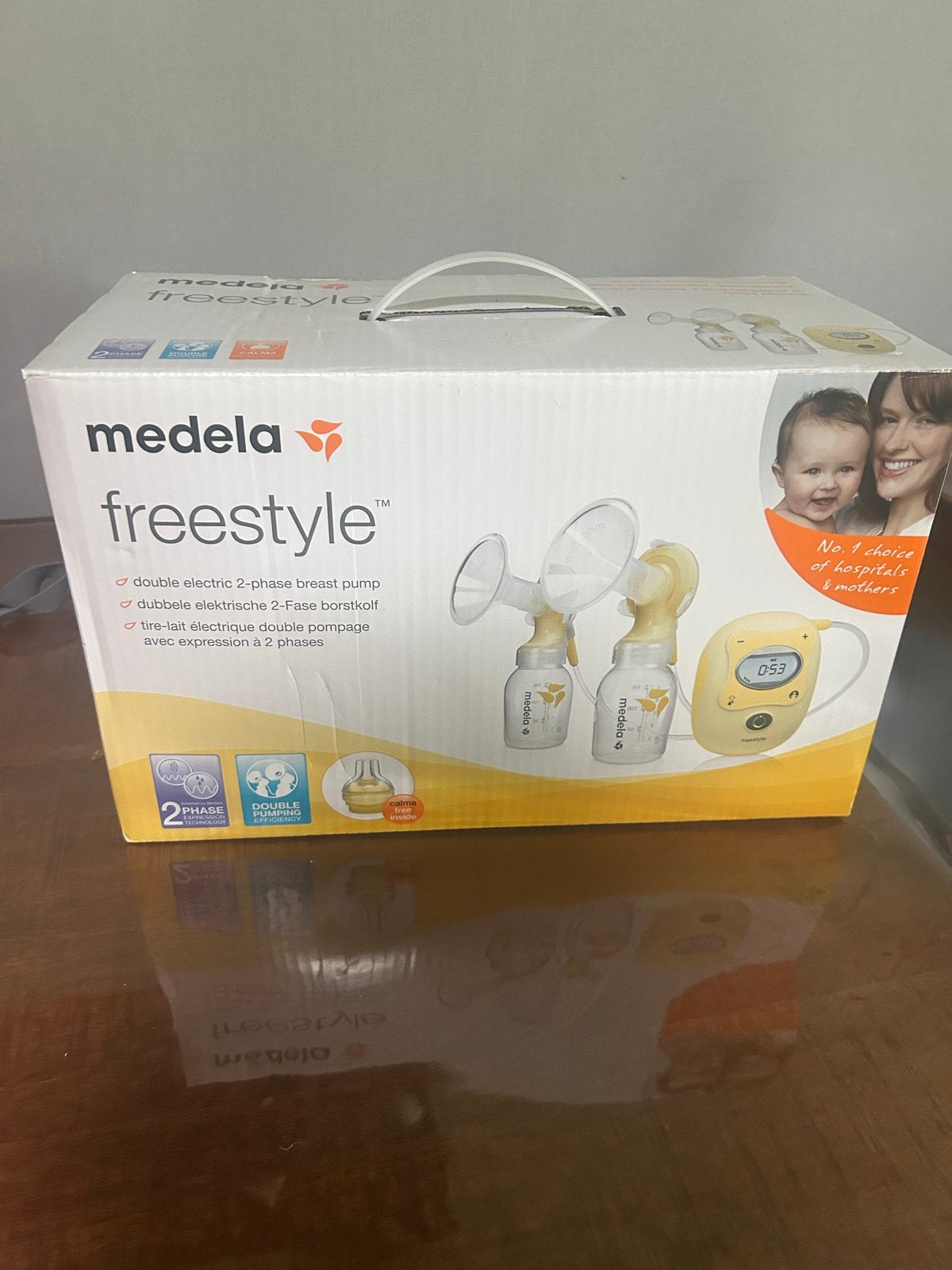 Medela Freestyle Dubbele Elektrische Borstkolf met Tas, Ophalen, Gebruikt