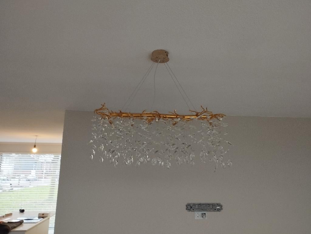 Kristal lamp, Ophalen, Nieuw, Glas