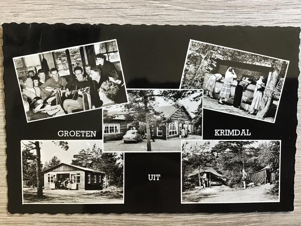 Hoenderloo Krimdal Groeten uit ca 1965-68, Ophalen of Verzenden, 1960 tot 1980, Gelopen, Gelderland