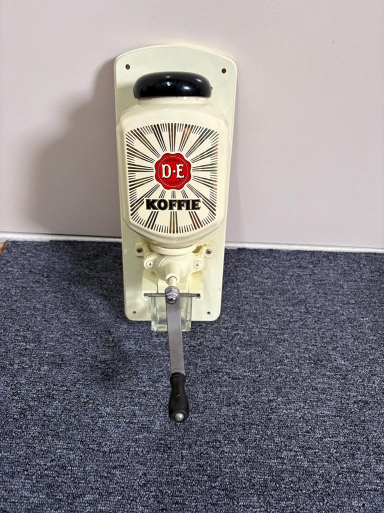 Vintage Douwe Egberts wandkoffiemolen, Ophalen of Verzenden, Zo goed als nieuw