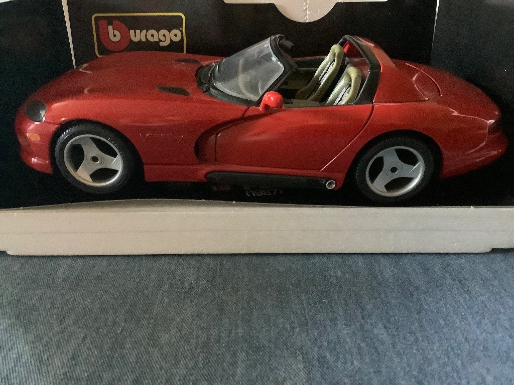 Dodge Viper 1:18, Ophalen of Verzenden, Zo goed als nieuw, Auto, Bburago