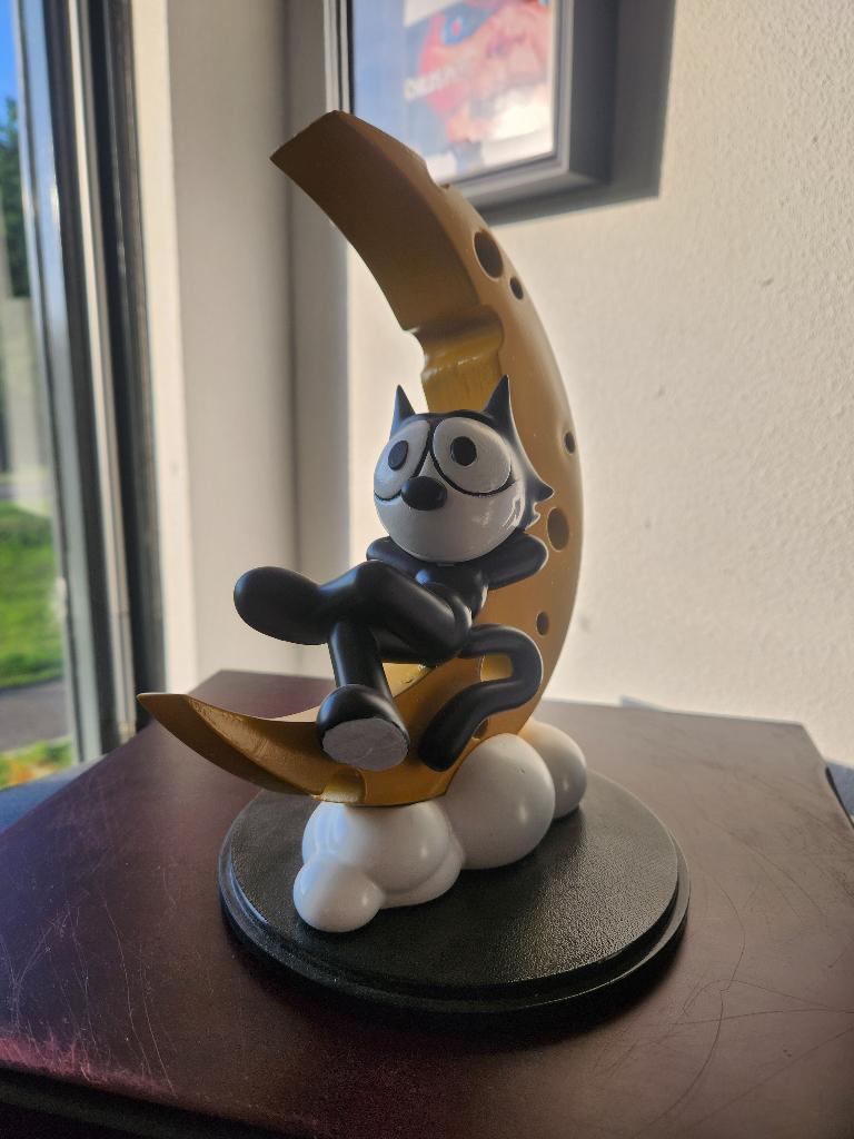 Felix the Cat Chilling op de Maan Limited Editie Beeld, Verzamelen, Stripfiguren, Zo goed als nieuw, Beeldje of Figuurtje, Overige figuren